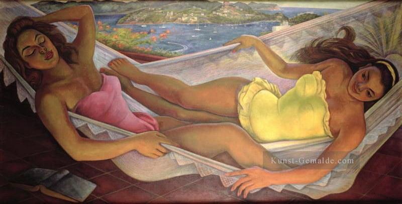 die Hängematte von 1956 Diego Rivera Ölgemälde
